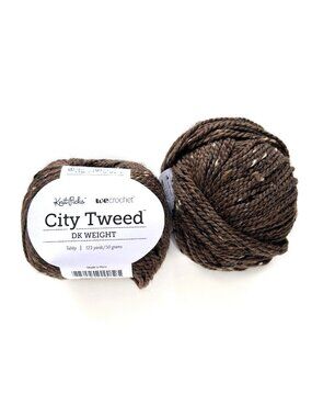 Lot of 10, City Tweed Yarn from Knit Picks, Tabby
